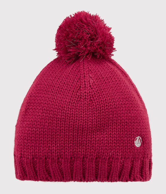 Girls' Woolly Hat POPPY pink