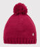 Girls' Woolly Hat POPPY pink