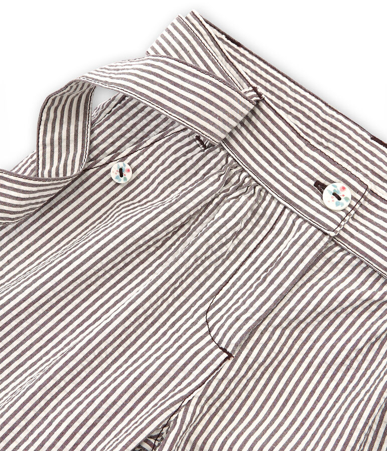 Girls' Shorts brown/white