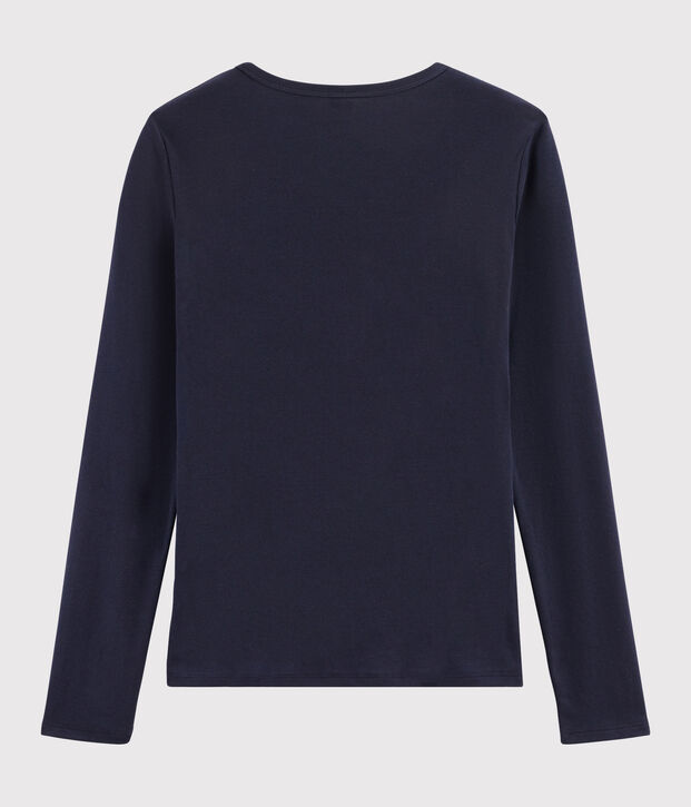 Women's Iconic V-Neck Cotton T-Shirt SMOKING