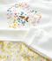 Girls' Floral Brushed Terry Towelling Pyjamas OCRE yellow/MARSHMALLOW white