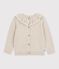 Children's plain wool and cotton cardigan MONTELIMAR CHINE
