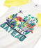 Boys' Ribbed Short Pyjamas white/multicolor
