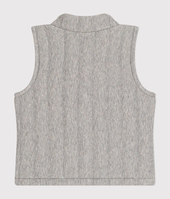 Babies' tube knit jacket CHATON CHINE grey
