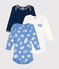 Babies' long-sleeved cotton bodysuits - 3-Pack variante 4