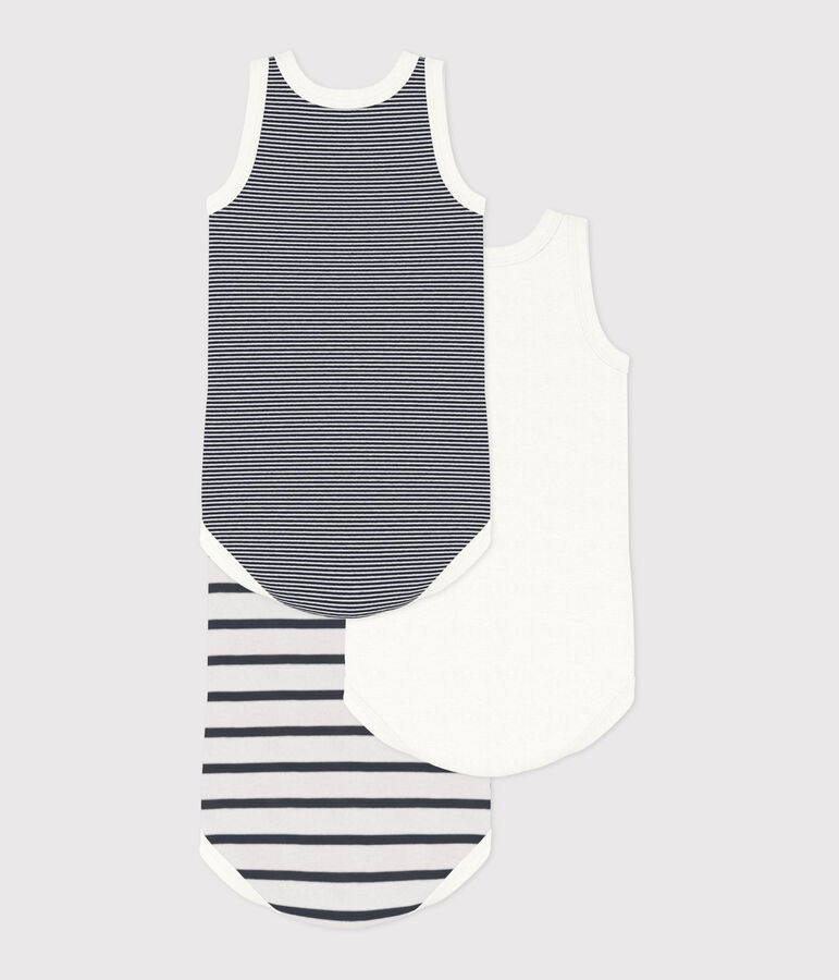 Babies' sleeveless bodysuits - 3-Pack multicolor