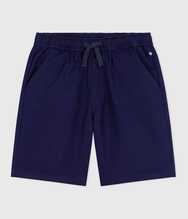 Children's Bermuda shorts in plain cotton SOIR