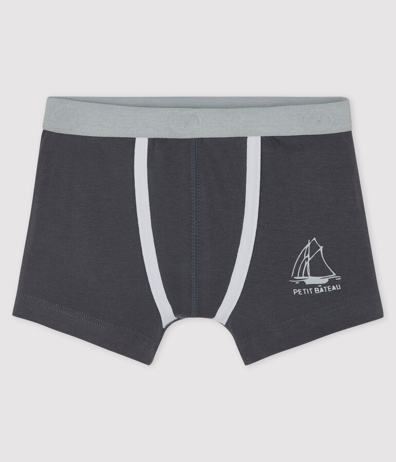 Boys' boxer shorts MAKI grey
