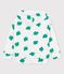 Boys' Fleece Hoodie MARSHMALLOW white/GAZON green