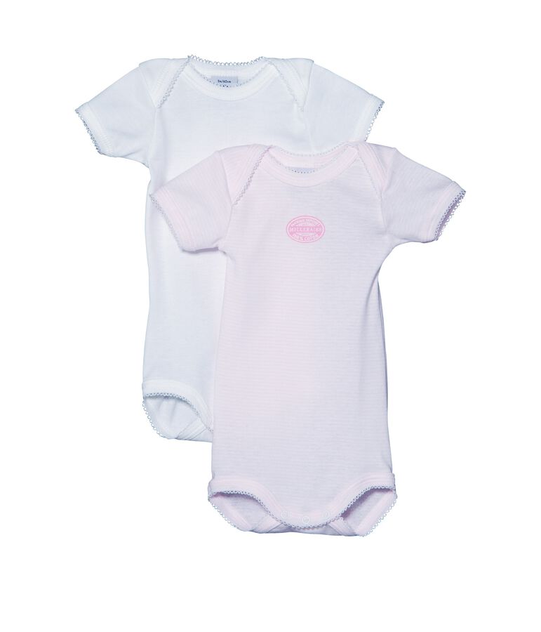 Babies' Short-Sleeved Bodysuit - 2-Piece Set . set