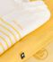 Two-piece newborn baby set with a short jumpsuit and a muslin MARSHMALLOW white/ORGE