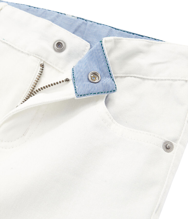 Boys' Trousers MARSHMALLOW white