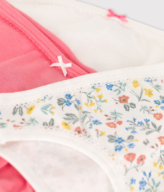 Girls' Floral Cotton Briefs - 3-Pack variante 1