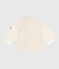 Babies' padded sherpa coat with a hood MILK /MULTICO