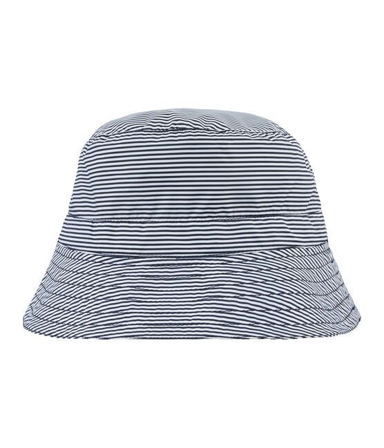 Reversible sun hat SMOKING blue/MARSHMALLOW white
