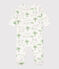 Printed Cotton Sleepsuit MARSHMALLOW white/MULTICO white