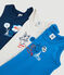 Boys' Paris-Themed Cotton Vests - 3-Pack variante 1