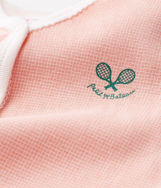 Baby Girls' Sleepsuit ROSAKO pink/MARSHMALLOW white