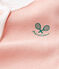 Baby Girls' Sleepsuit ROSAKO pink/MARSHMALLOW white