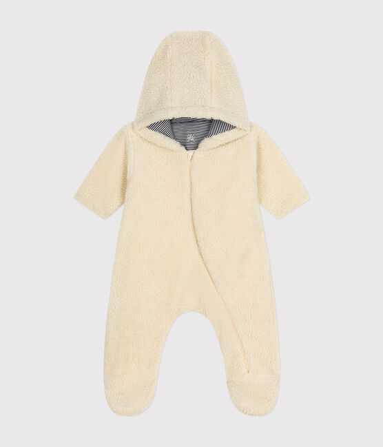 Babies' sherpa snowsuit AVALANCHE Ecru