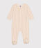 Babies' Floral Print Cotton Pyjamas AVALANCHE white/MULTICO