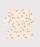 Babies' Long-Sleeved Jersey Dress AVALANCHE white/MULTICO