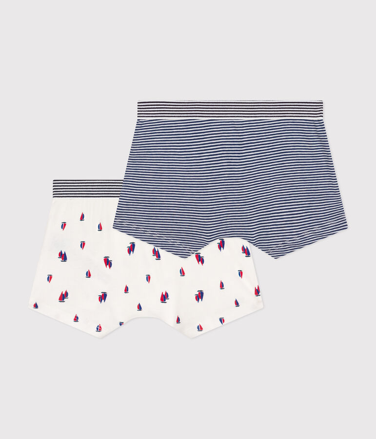 Children's cotton boxers - 2-pack multicolor