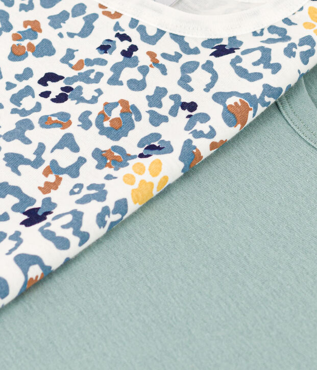 Boys' Short-Sleeved Cotton T-shirts - 2-Pack multicolor