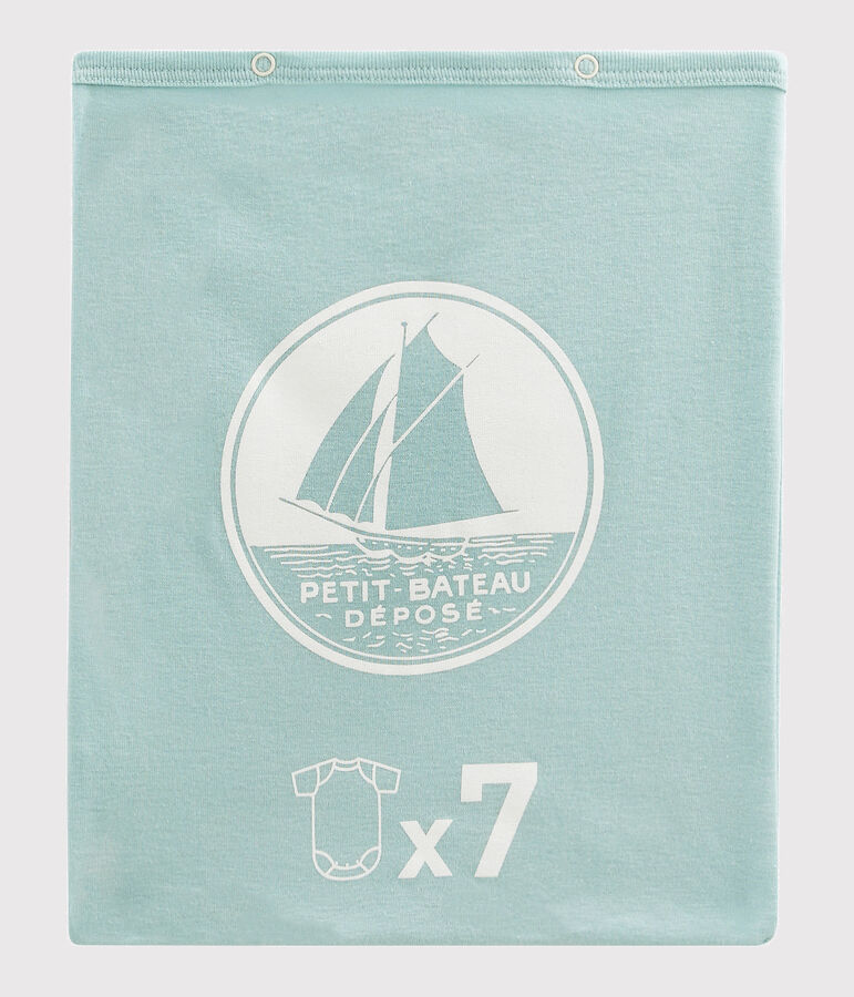 Baby boys' surprise set of short-sleeved bodysuits - 7-pack multicolor