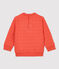 Babies' Organic Quilted Sweatshirt OURSIN orange
