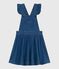 Children's denim pinafore dress DENIM MOYEN blue