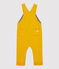 Babies' Fleece Dungarees BOUDOR yellow