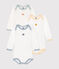 Babies' long-sleeved bodysuits - 3-pack variante 1