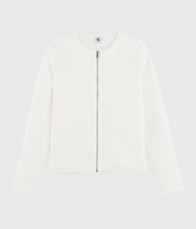 Women's cardigan jacket white