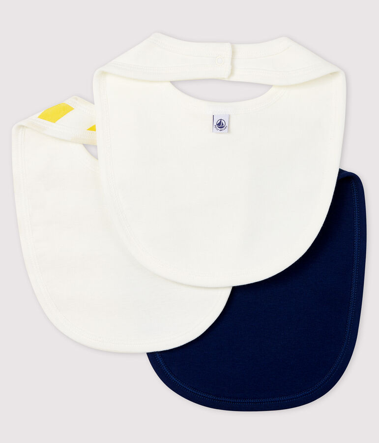 Baby Girls' Ribbed Bibs - 3-Piece Set multicolor