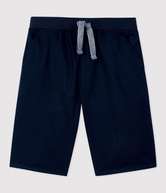 Boys' Cotton Serge Bermuda Shorts SMOKING blue