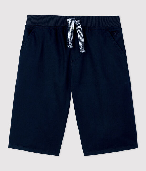 Boys' Cotton Serge Bermuda Shorts SMOKING blue