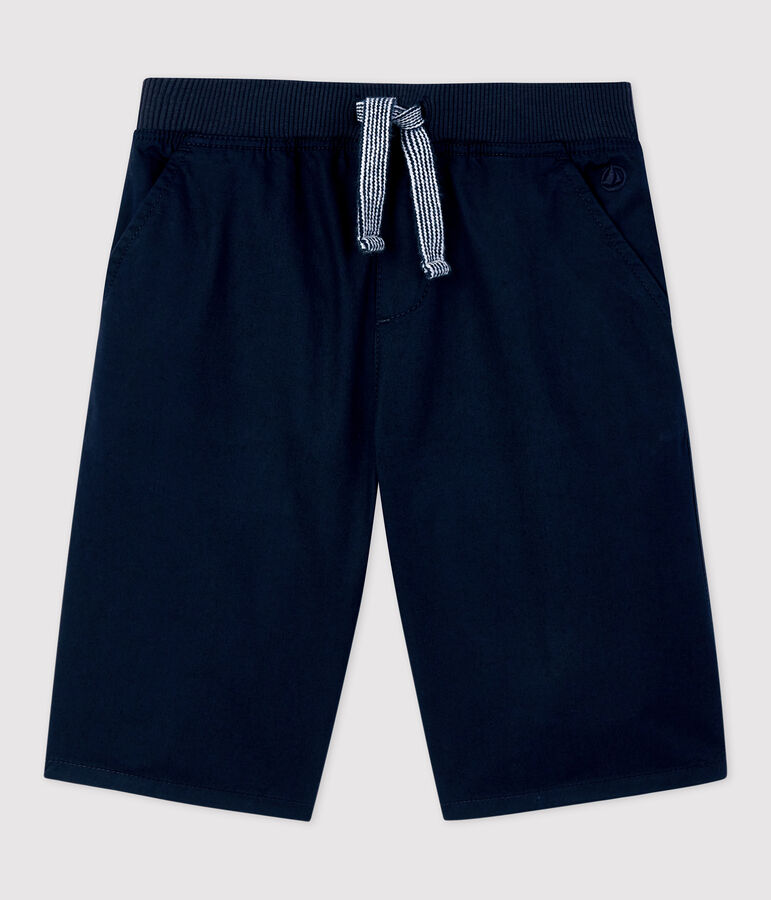 Boys' Cotton Serge Bermuda Shorts blue