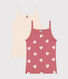 Children's cotton vests with fine straps - 2-Pack