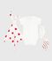 Newborn babies' cotton body, comforter and socks set variante 1
