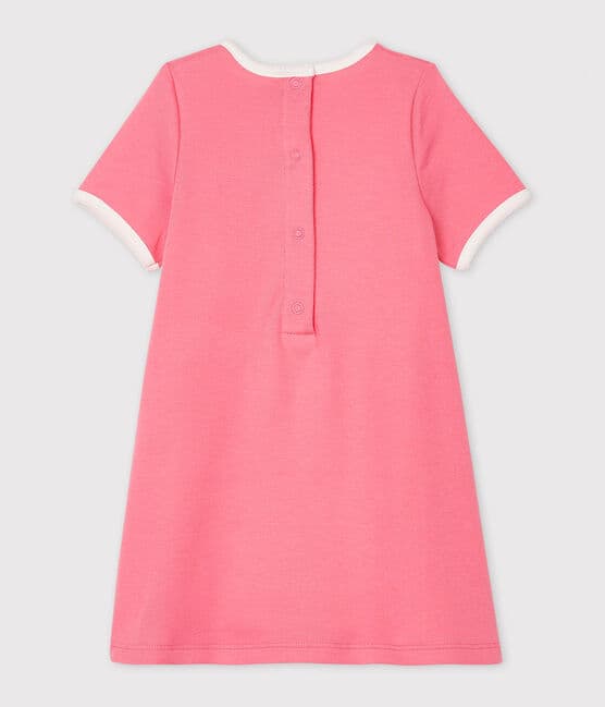 Baby Girls' Short-Sleeved Bodysuit/Dress CUPCAKE pink