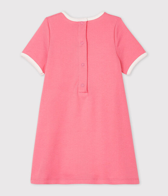 Baby Girls' Short-Sleeved Bodysuit/Dress CUPCAKE pink