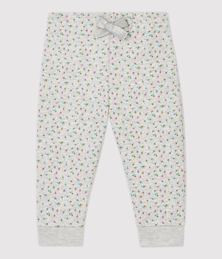 Babies' Fleece Trousers grey/multicolor