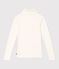 The Iconic rollneck for women in wool and cotton MILK Ecru