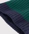 Children's cap in plain corduroy green