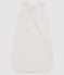 Babies' Velour Sleeping Bag MARSHMALLOW white