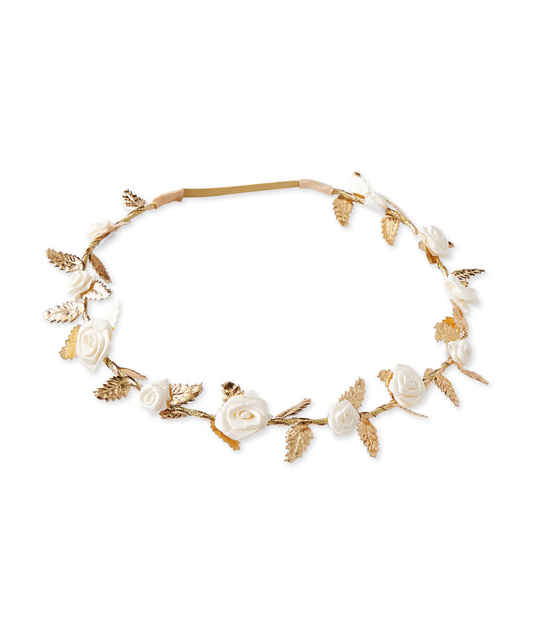 Girls' Floral Crown brown