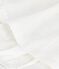 Babies' short-sleeved plain cotton dress white
