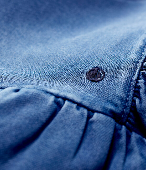 Babies' Denim Jumpsuit JEAN blue