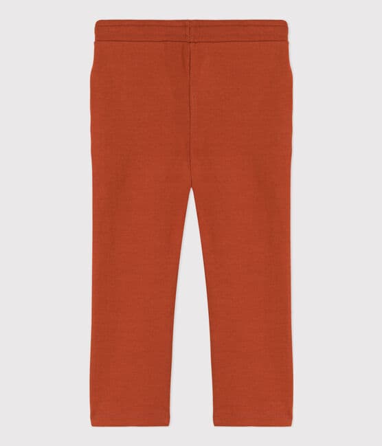 Girls' Cotton Trousers RUSTY brown